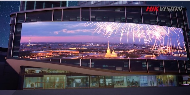 Pantallas LED gigantes e industriales